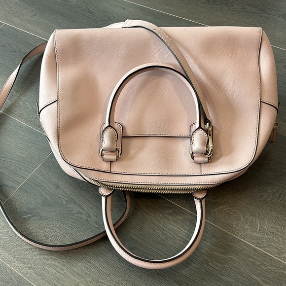 Michael Kors Baby Pink Crossbody Satchel Bag (read description) - Picture 5 of 17